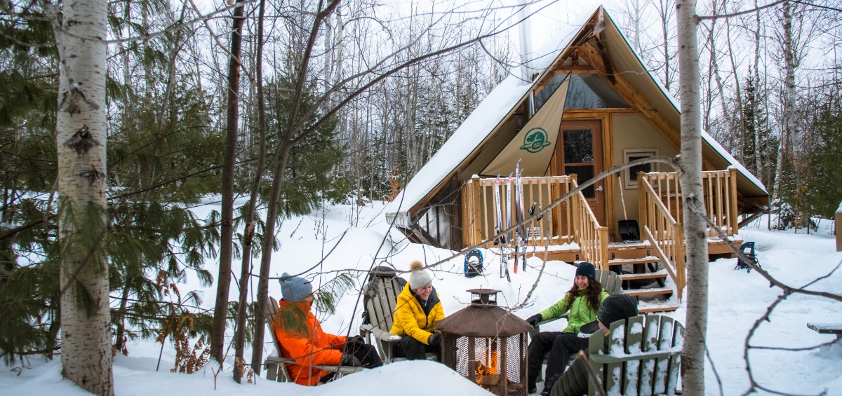 parc national mauricie hiver
