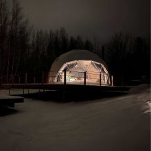 CAMPagne au Clos Sainte-Thècle_dome_nuit