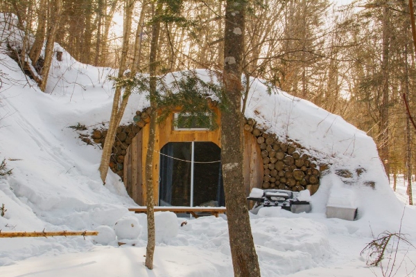 hébergement insolite en mauricie, domaine du lac galette