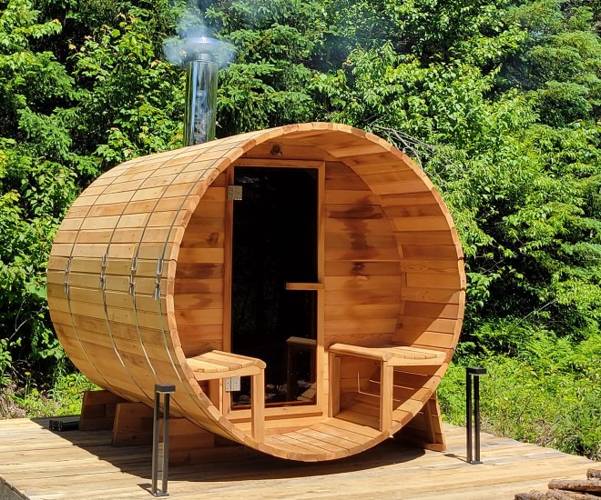 dômes avec sauna et spa en Mauricie